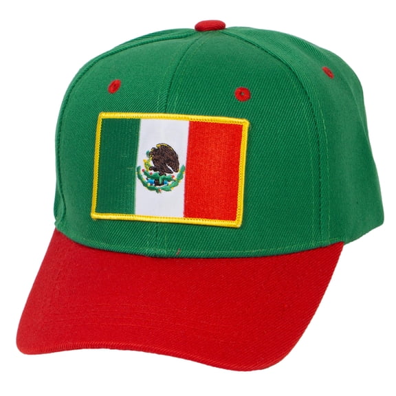 TOP HEADWEAR Adjustable Country Flag Baseball Caps for Men Womens Unisex Adult, Mexico