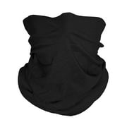 Top Headwear Multifunctional Face Covering Neck Gaiter Scarf - Black