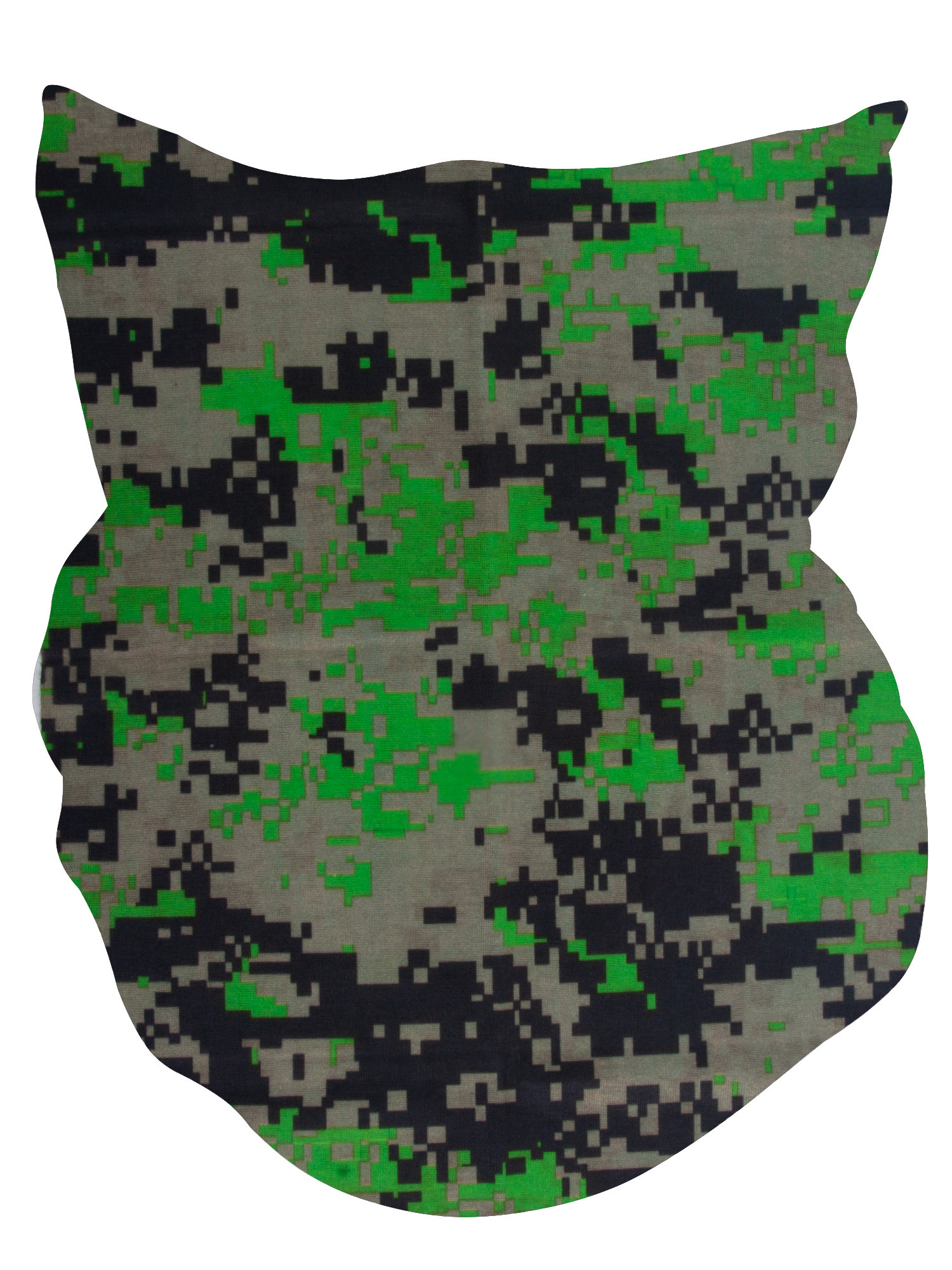 Top Headwear Multifunctional Face Covering Neck Gaiter Scarf - Digital Camo - image 1 of 2