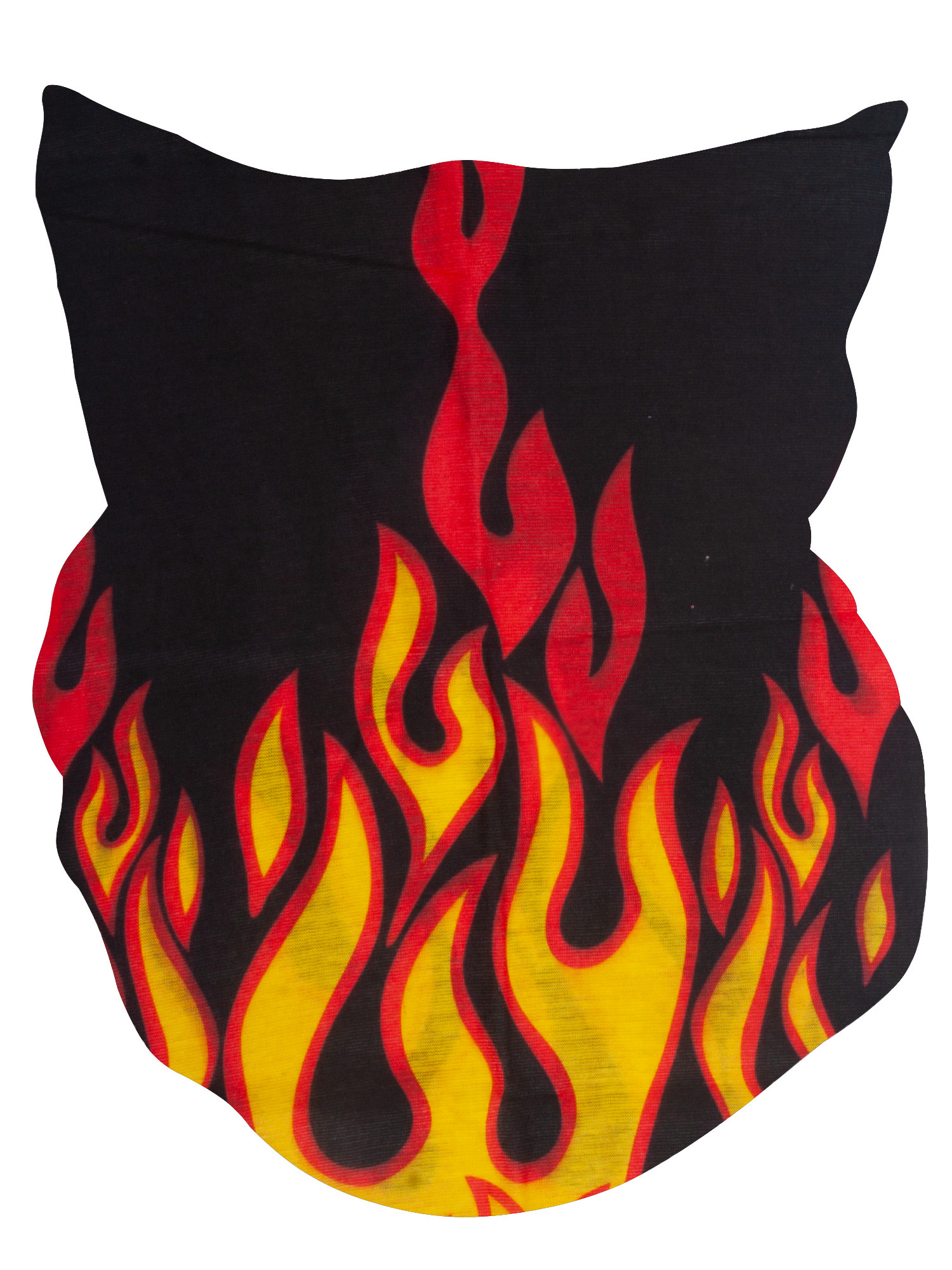 Top Headwear Multifunctional Face Covering Neck Gaiter Scarf - Flames - image 1 of 2