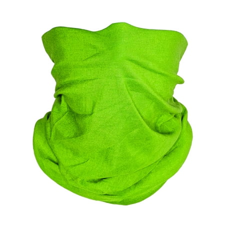 Top Headwear Multifunctional Face Covering Neck Gaiter Scarf - Green