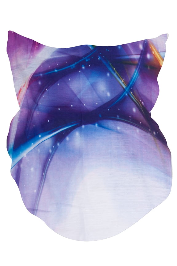 Top Headwear Multifunctional Face Covering Neck Gaiter Scarf - Purple Galaxy