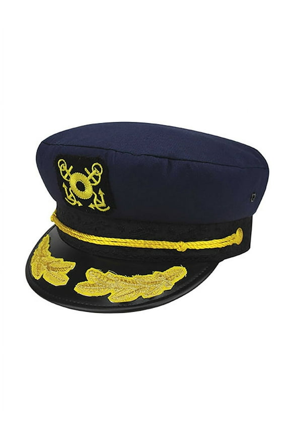 Top Headwear Nautical Captain Hat - Navy