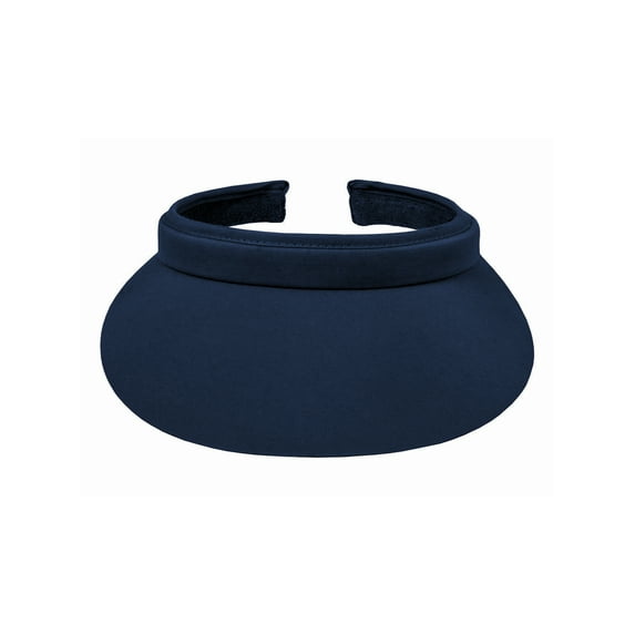 Top Headwear Nylon Clip-On Visor, Navy