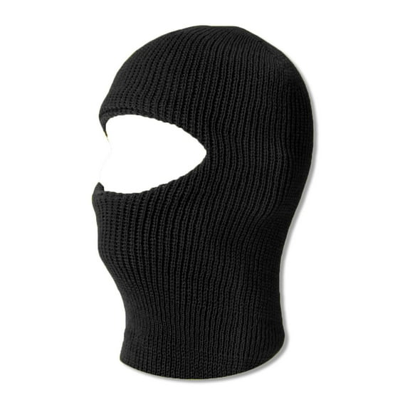 Top Headwear One 1 Hole Ski Mask - Black