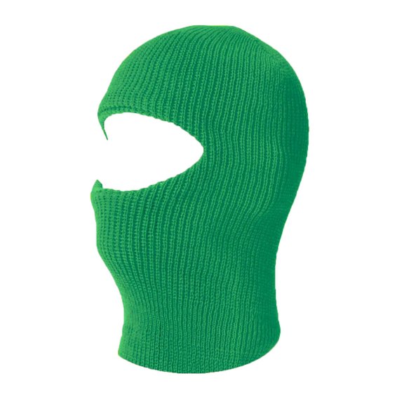 Top Headwear One 1 Hole Ski Mask - Kelly Green