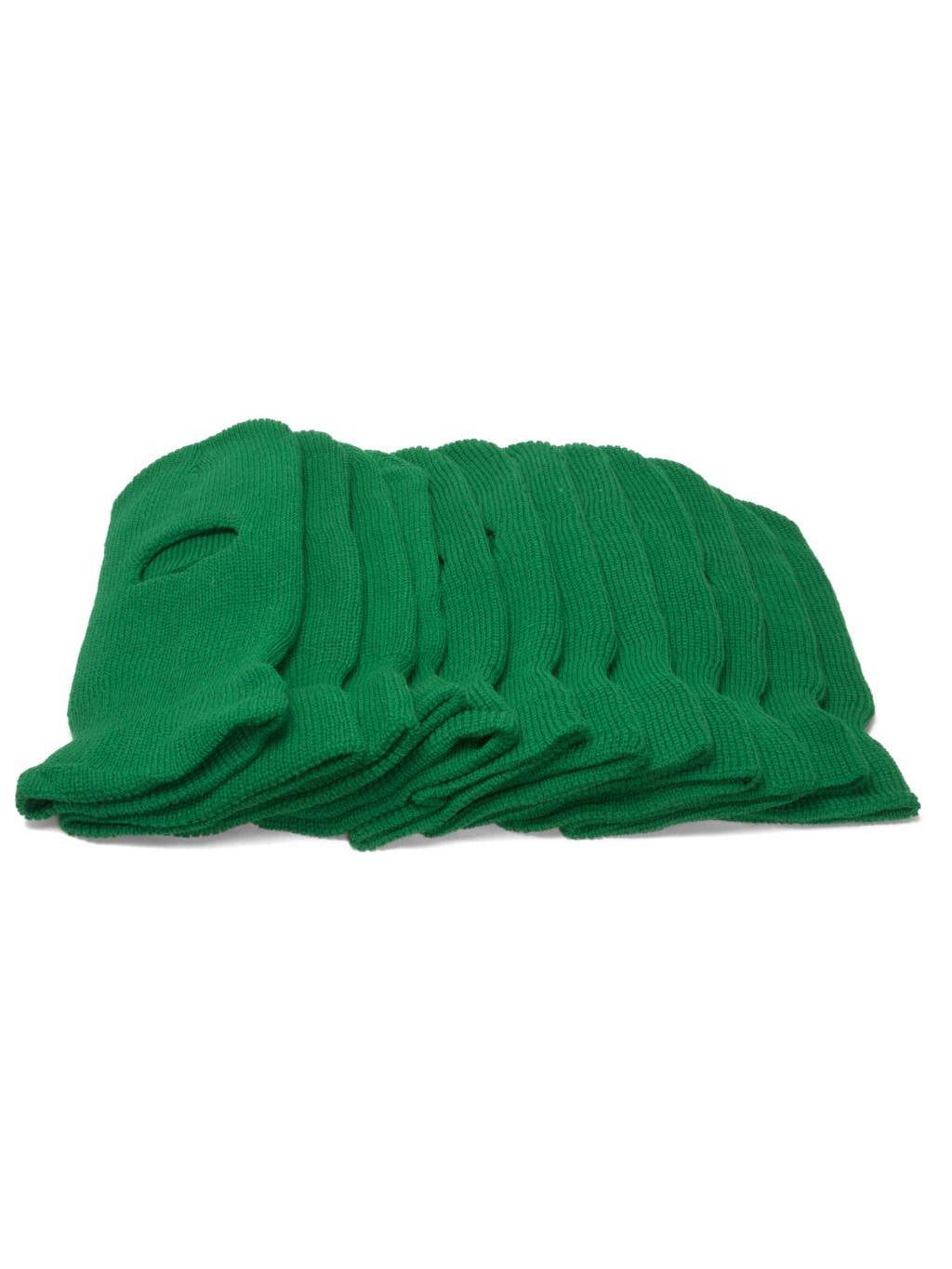 Top Headwear One-Hole Ski Mask - 12 Pack - Kelly Green