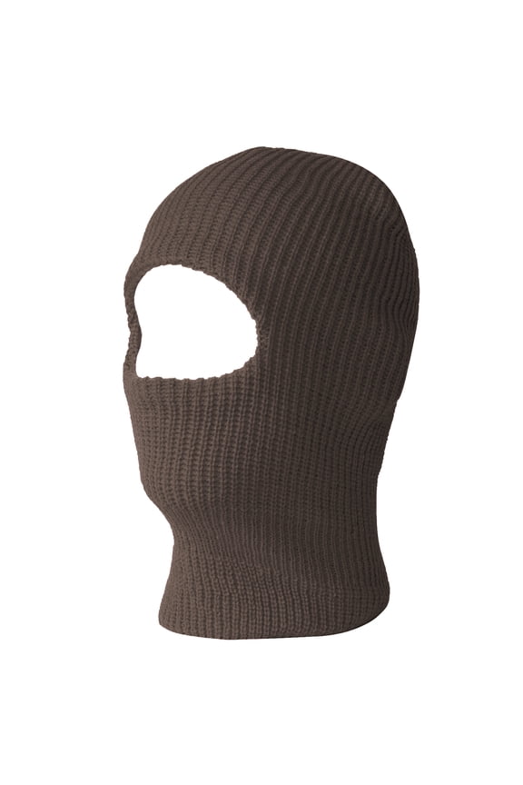 Top Headwear One Hole Ski Mask -Coffee Brown