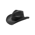 thumbnail image 1 of Top Headwear Outback Toyo Cowboy Hat Black, 1 of 3