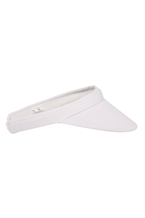 Top Headwear Outdoor Clip-On Visor - White