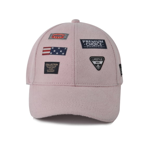 Top Headwear Patches Baseball Cap - Mauve