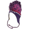thumbnail image 1 of Top Headwear Peruvian Chullo Hat - Hearts - Pink/Purple, 1 of 3