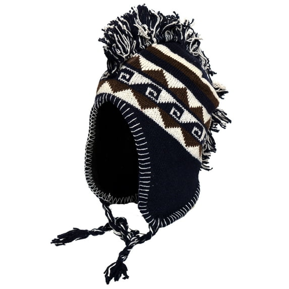 Top Headwear Peruvian Chullo Hat - Navy