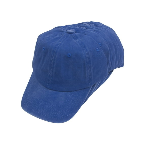 Top Headwear Pigment Dyed Dozen Adjustable Baseball Cap - Royal