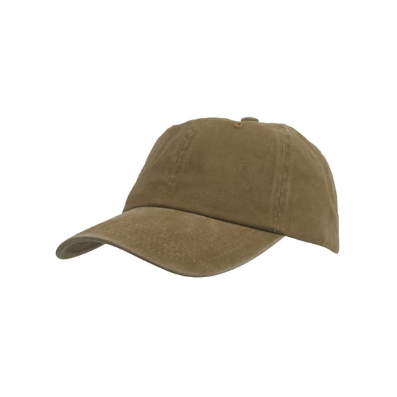 Top Headwear Pigment Dyed Low Profile Adjustable Baseball Cap - Khaki