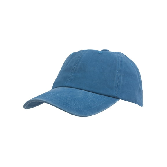 Top Headwear Pigment Dyed Low Profile Adjustable Baseball Cap - Turquoise