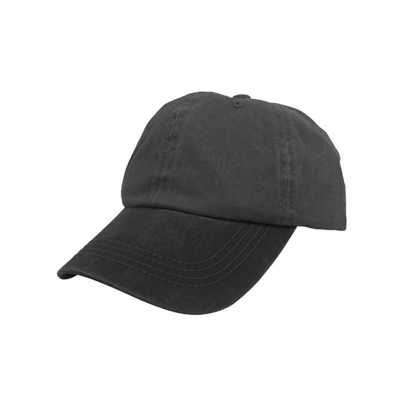 Top Headwear Pigment Dyed Low Profile Dad Hat 100% Cotton, Charcoal