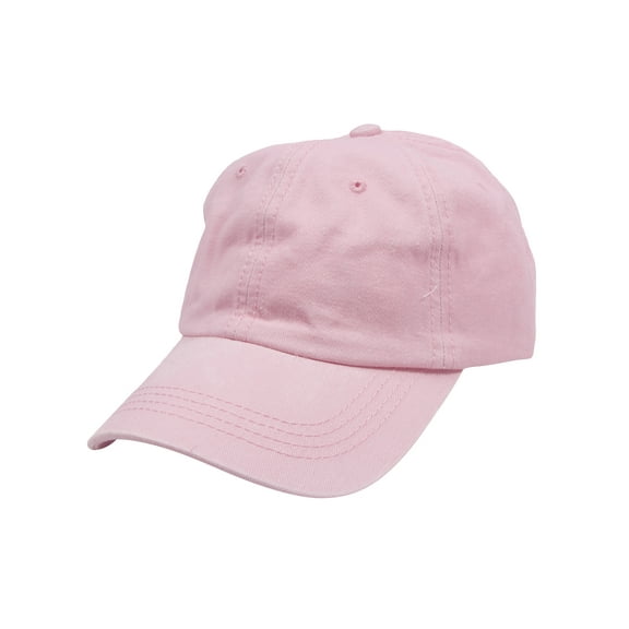 Top Headwear Pigment Dyed Low Profile Dad Hat 100% Cotton, Pink