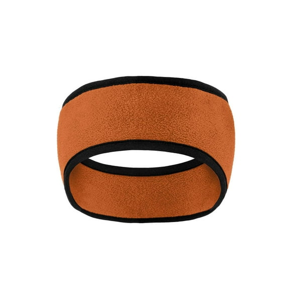 Top Headwear Polar Fleece Ear Warmer Headband, Orange