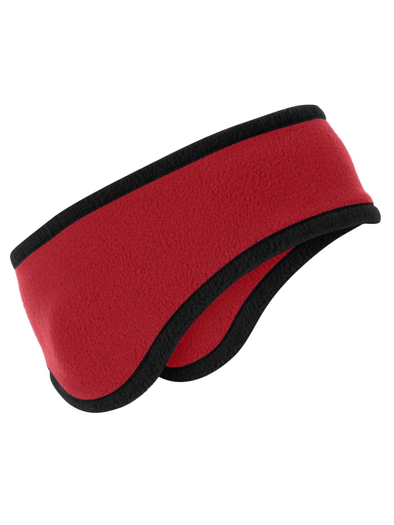 Top Headwear Polar Fleece Ear Warmer Headband, Red - Walmart.com