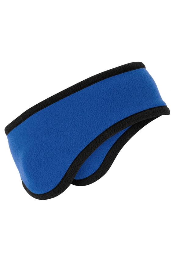 Top Headwear Polar Fleece Ear Warmer Headband, Royal