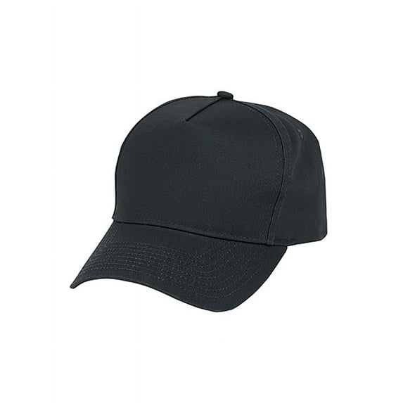 Top Headwear Poly Cotton Twill Snapback Cap - Charcoal
