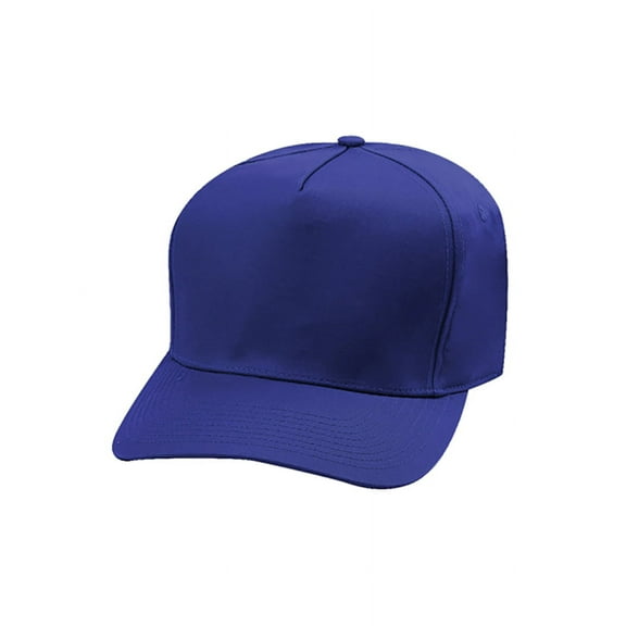 Top Headwear Poly Cotton Twill Snapback Cap  - Royal
