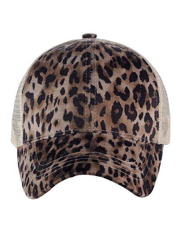 Top Headwear Pony Cap High Bun Ponytail Adjustable Trucker Baseball Cap
