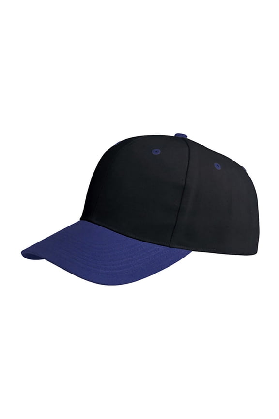 Top Headwear Pro Style Twill Cap - Black/Royal