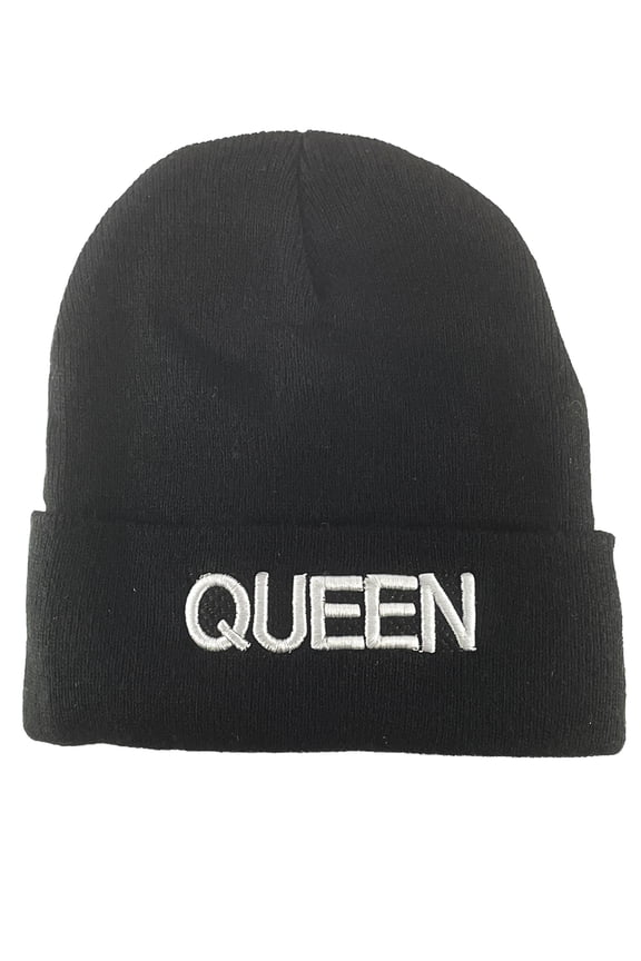Top Headwear Queen Cuffed Beanie - Black