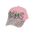 thumbnail image 1 of Top Headwear Rams Rhinestone Gem Studded Baseball Cap - Pink, 1 of 4
