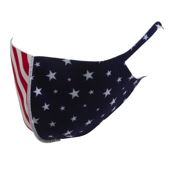 Top Headwear Reusable Fabric Fashion Face Dust Mask, USA Flag
