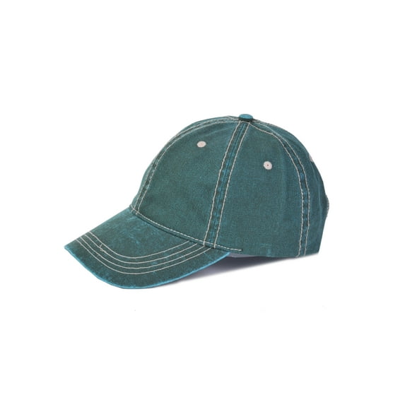 Top Headwear Rusted Seamed Baseball Cap - Teal