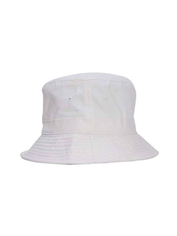 Top Headwear Sized Bucket Hats - Cotton - White - Small/Medium