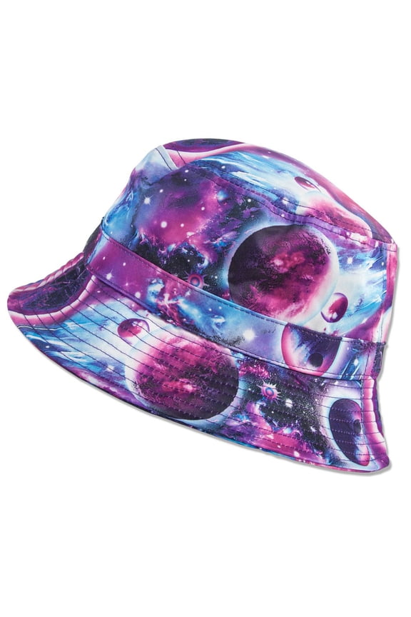 Top Headwear Sized Bucket Hats - Galaxy - Planets - Small/Medium