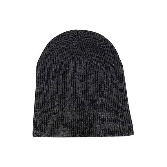 Top Headwear Slouched Beanie - Heather Charcoal