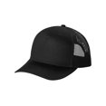 thumbnail image 1 of Top Headwear Snapback Five-Panel Trucker Cap - Black, 1 of 3