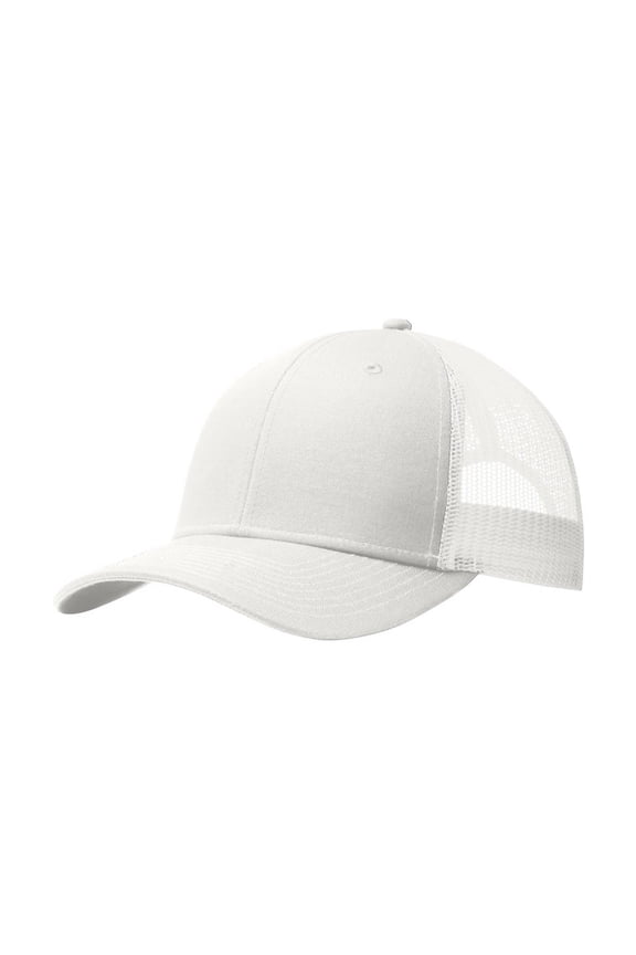 Top Headwear Snapback Trucker Cap - White