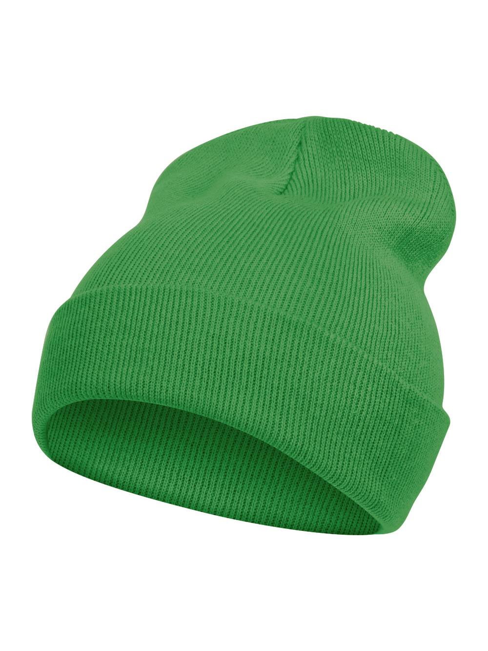 Top Headwear Solid Color Long Beanie, Kelly Green - Walmart.com