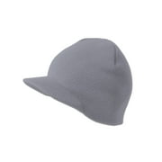 Top Headwear Solid Cuffless Beanie Visor - Heather