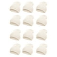 thumbnail image 1 of Top Headwear Solid Winter Long Beanie - 12 Piece Wholesale - White, 1 of 4