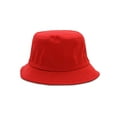 thumbnail image 1 of Top Headwear Solids Bucket Hat, Red S/M, 1 of 1