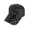 thumbnail image 1 of Top Headwear Sparkly Sequin Mesh Back Adjustable Baseball Cap - Black, 1 of 1