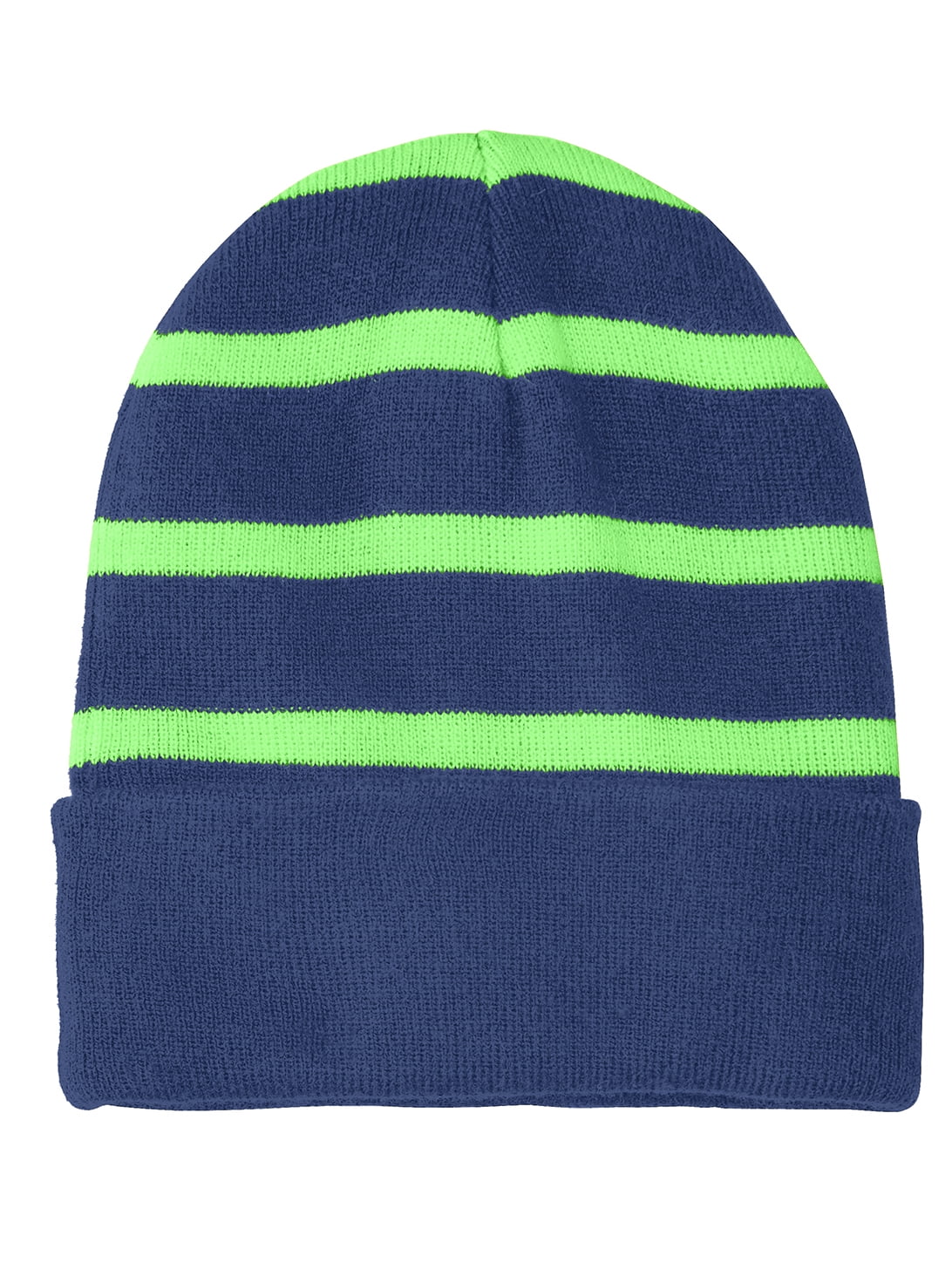 Top-Headwear-Striped-Beanie-w-