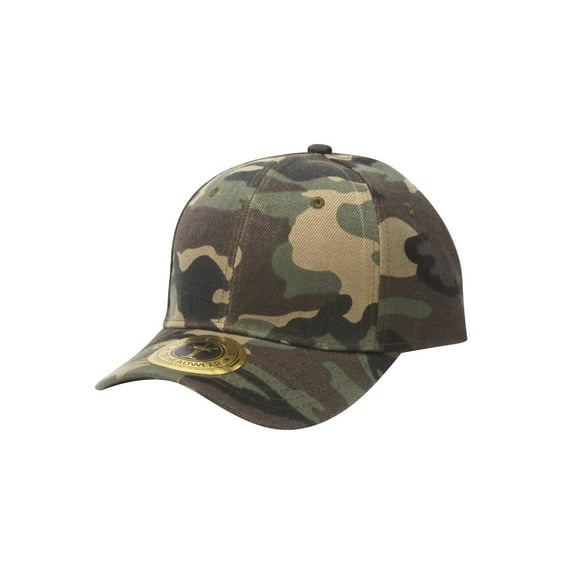 Top Headwear Structured Hook & Loop Adjustable Hat, Camo