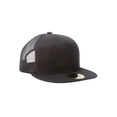 thumbnail image 1 of Top Headwear Structured Mesh Snapback Hat - Black, 1 of 5