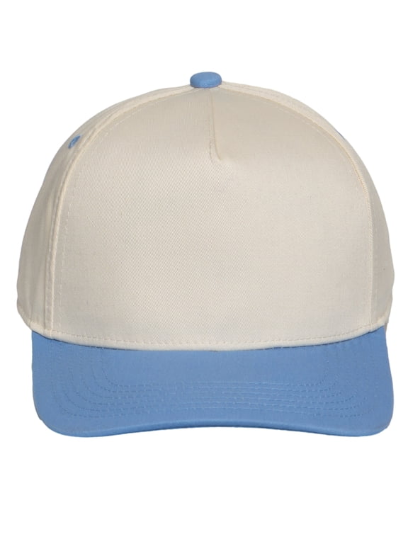 Top Headwear Throwback Heritage Snapback Hat - Two Tone Legacy Collection Baseball Cap, Sky Blue
