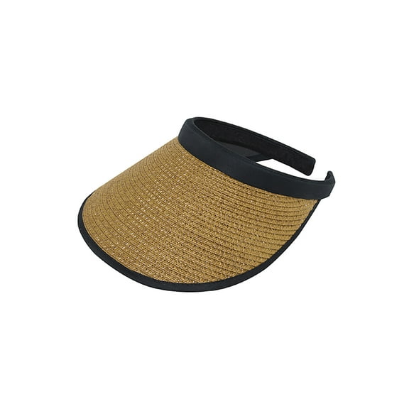 Top Headwear Toyo Braid Clip-On Visor - Brown