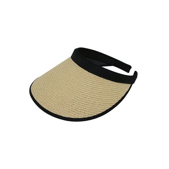 Top Headwear Toyo Braid Clip-On Visor - Khaki