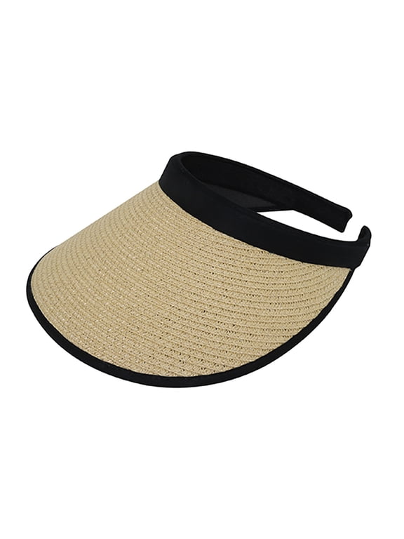 Top Headwear Toyo Braid Clip-On Visor - Khaki